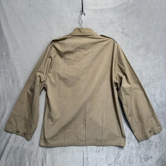 Brigade Quartermasters Jacket Mens Medium Beige Combat Cloth Military Field - Picture 6 of 10